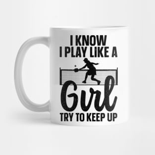 Cool Pickleball Design For Women Girls Pickleball Player Mug